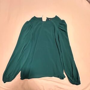 PrettyGarden Dark Green Long Sleeve Blouse Work Top S